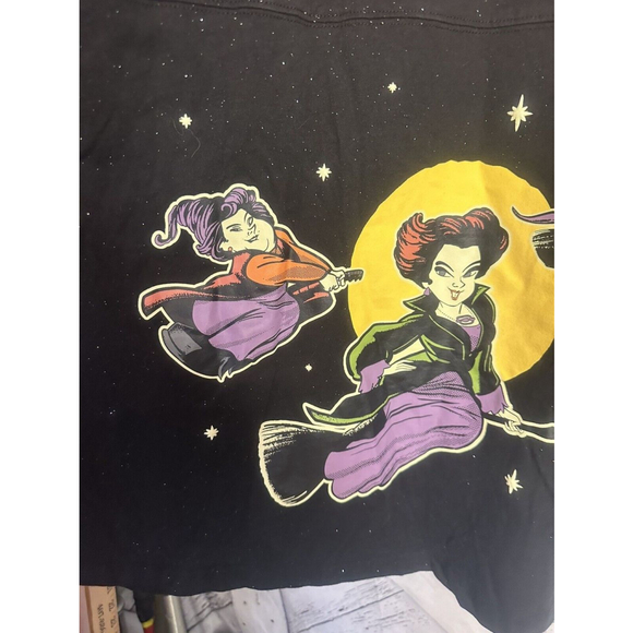 Disney Spirit Jersey Adult XXL Black Hocus Pocus Villain Spelltacular Halloween - Picture 8 of 12